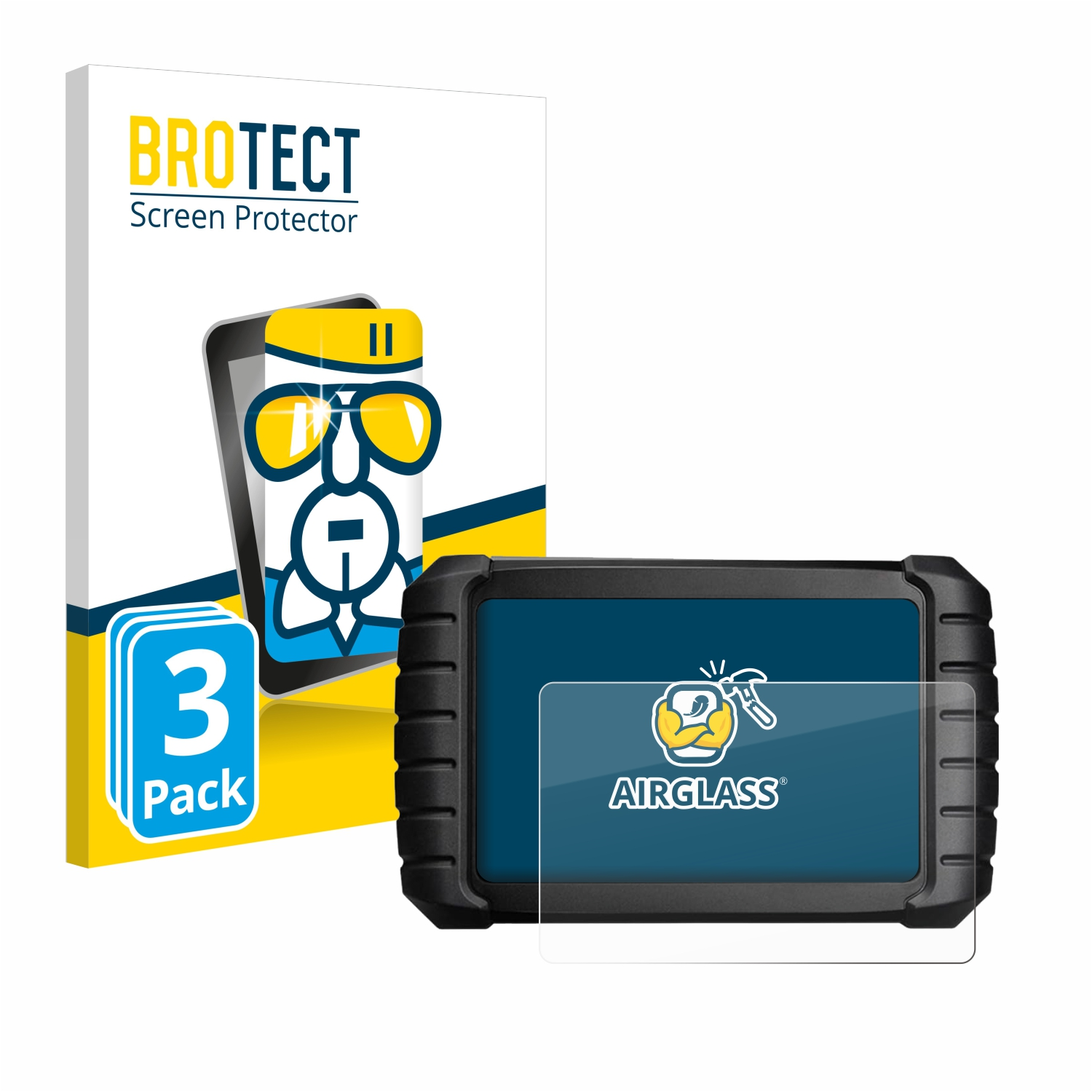 BROTECT iCarsoft BT (2024)) Schutzfolie(für Airglass 3x klare Max CR