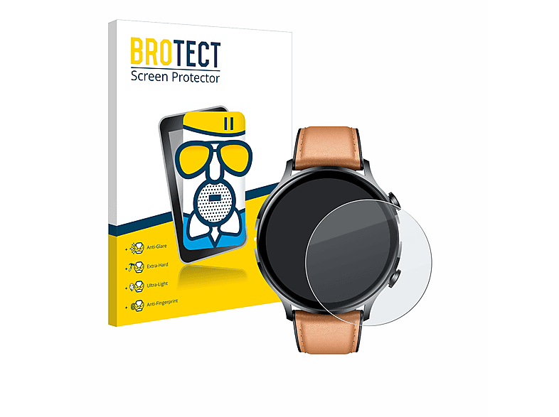 BROTECT Airglass matte Schutzfolie(für NONGAMX Smartwatch 1.39\