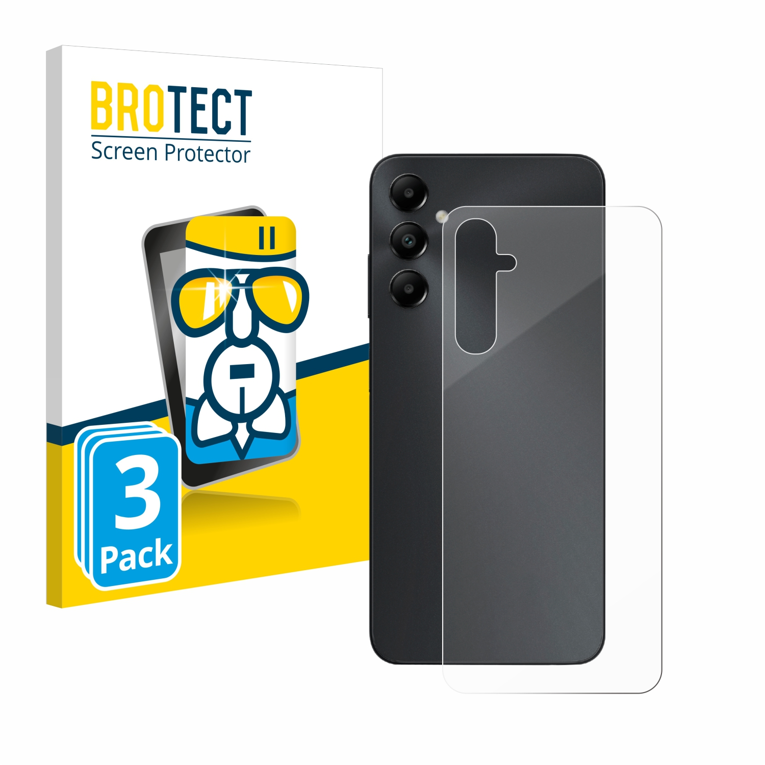 BROTECT 3x Airglass klare A05s) Schutzfolie(für Samsung Galaxy