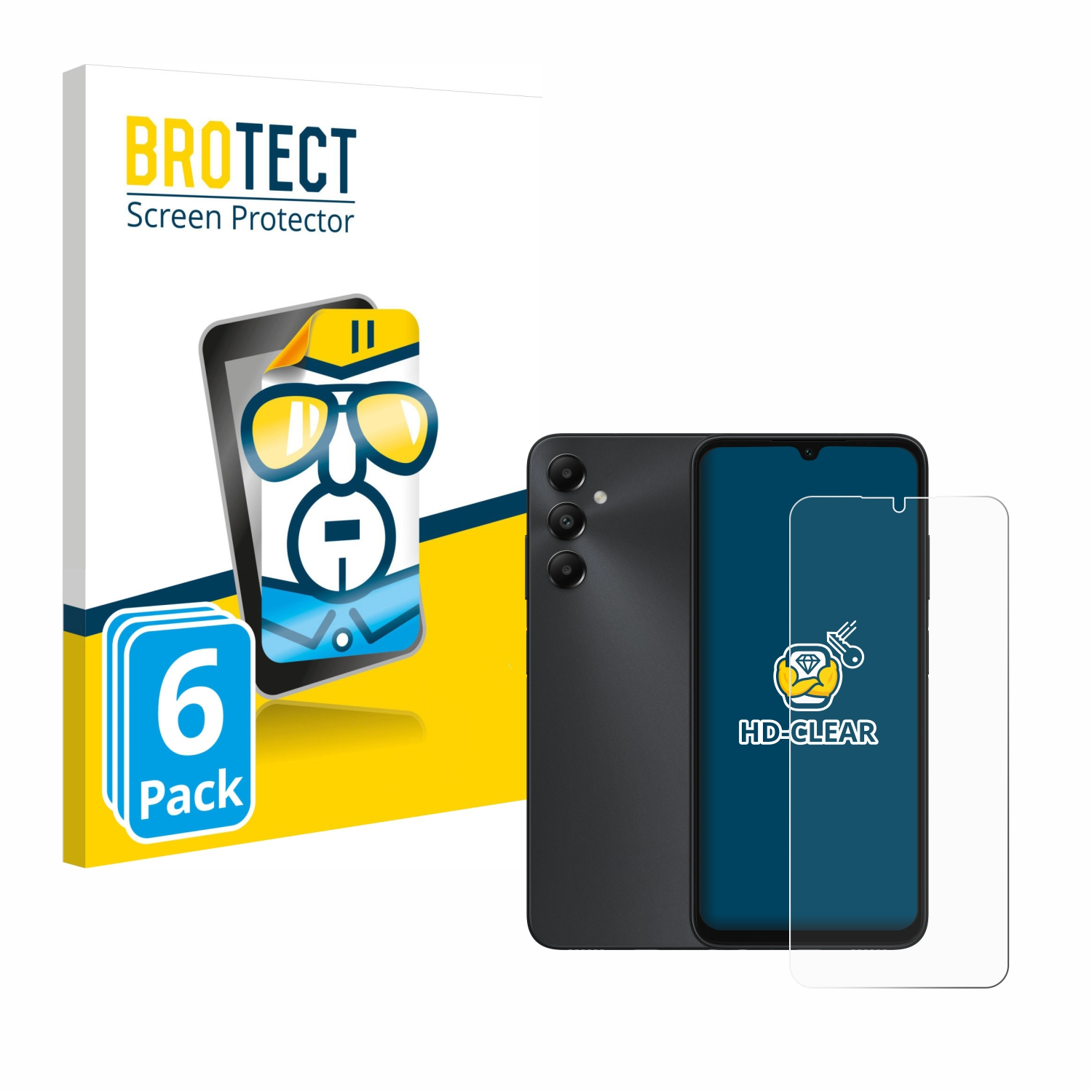 Samsung 6x A05s) klare BROTECT Schutzfolie(für Galaxy