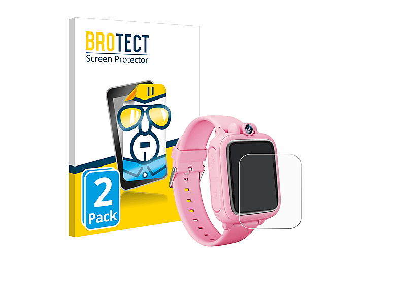 BROTECT 2x klare Schutzfolie(für Umblau S9) | Smartwatch Schutzfolien & Gläser