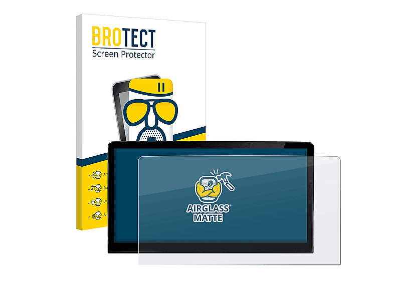 BROTECT Airglass matte System 2021 Skoda iV Schutzfolie(für 80 Enyaq Infotainment 13\