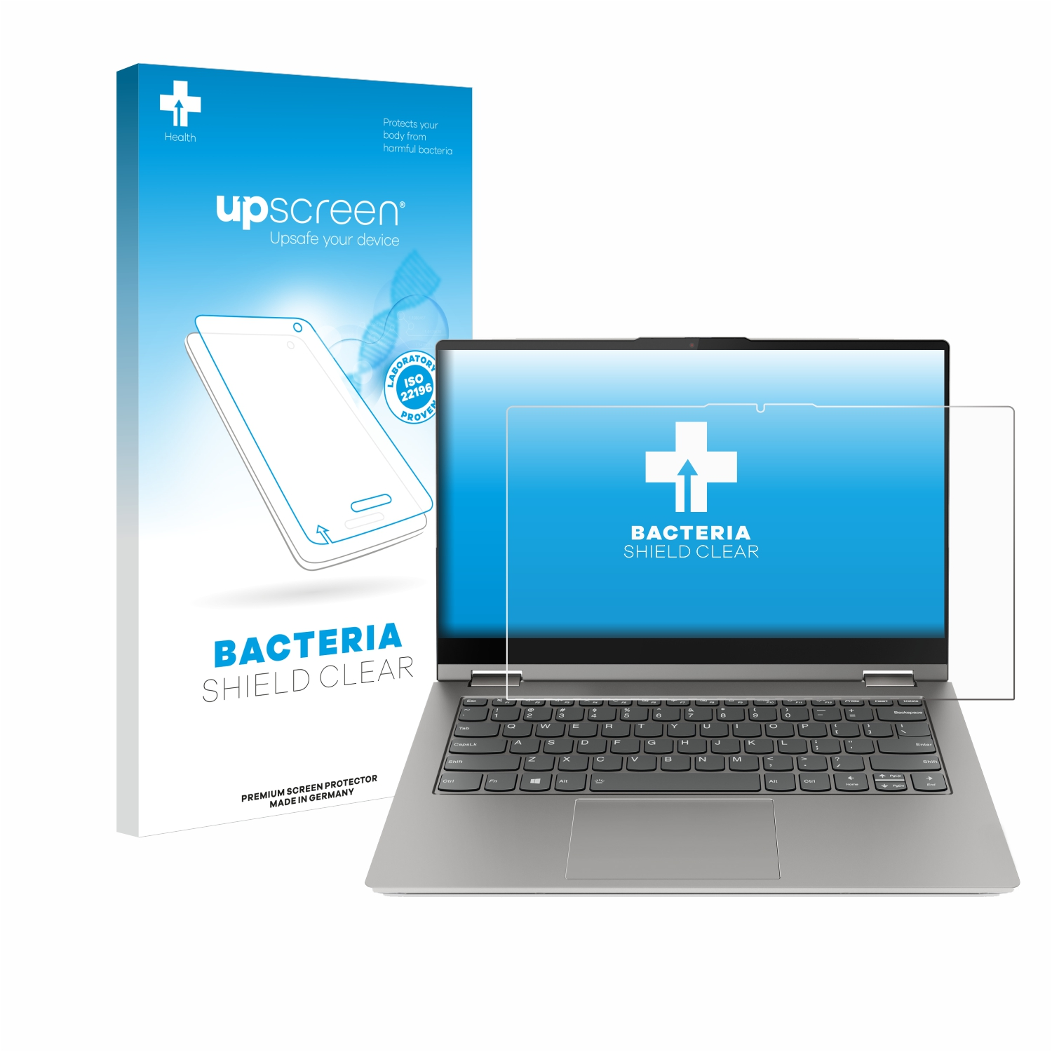 UPSCREEN antibakteriell klare Schutzfolie(für Lenovo 14s Yoga) ThinkBook