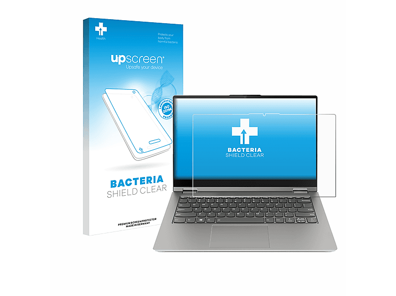 UPSCREEN antibakteriell klare Schutzfolie(für Lenovo ThinkBook 14s Yoga) | Pflege & Schutz