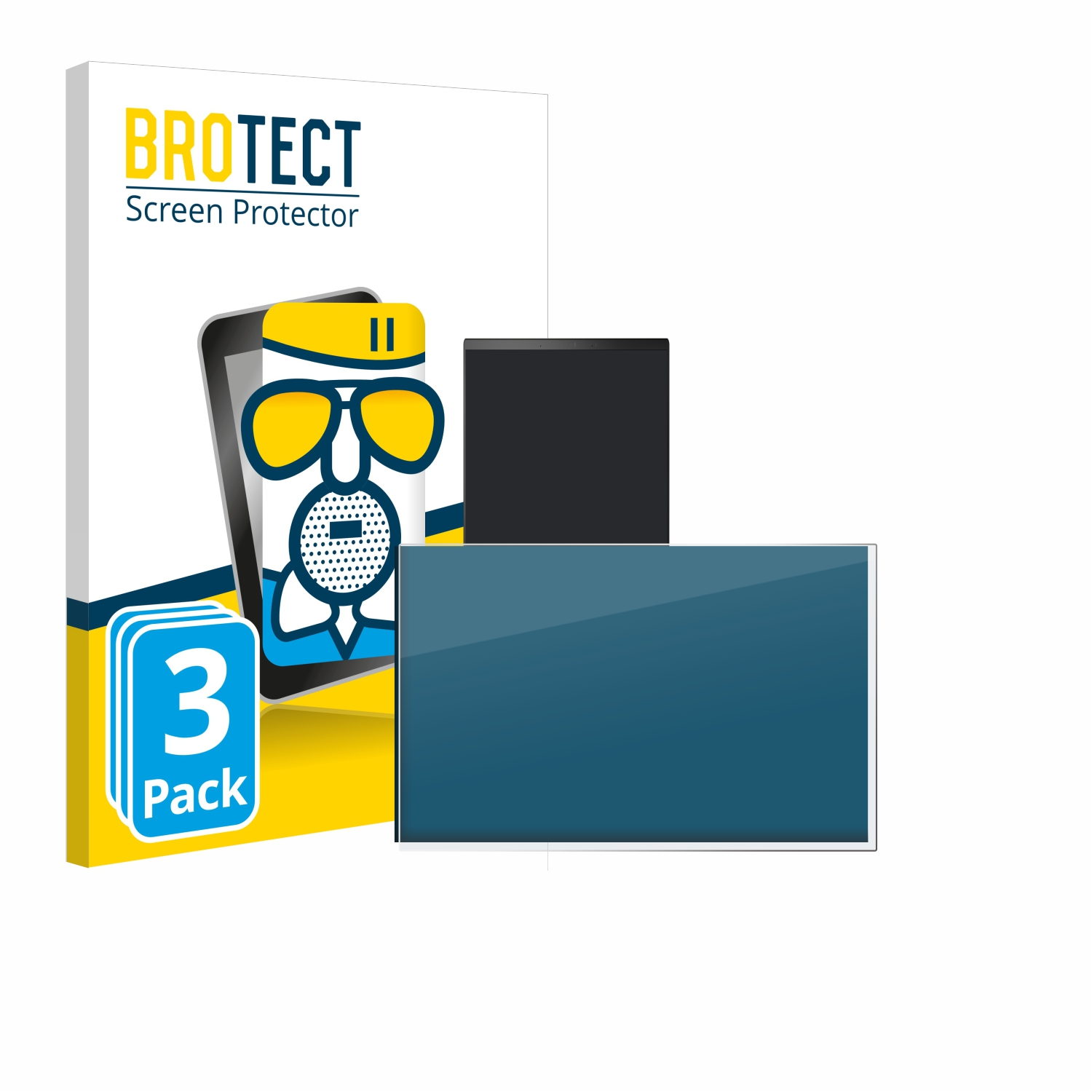 BROTECT 3x Airglass Schutzfolie(für 14X UX3404) matte OLED ZenBook ASUS