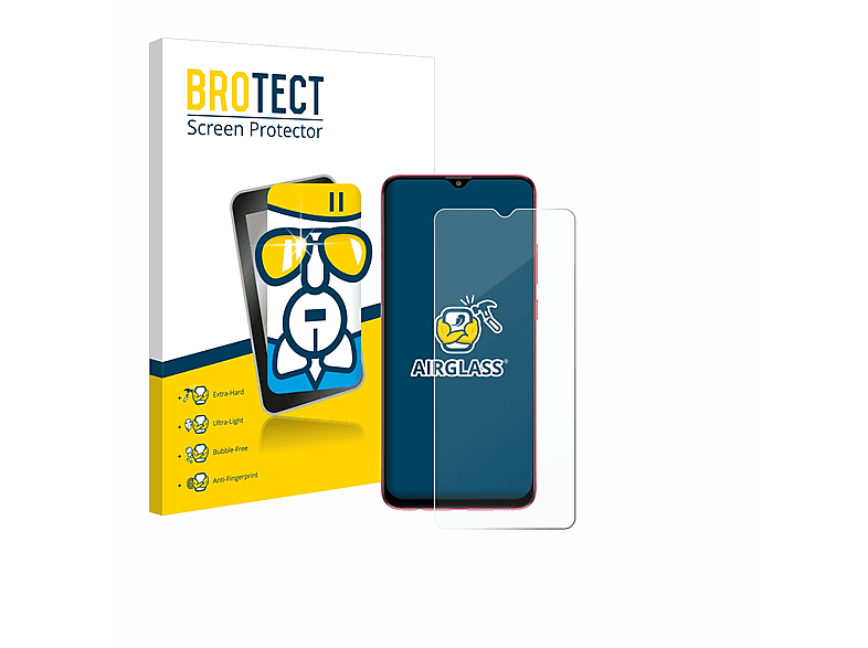 BROTECT Airglass klare Schutzfolie(für Samsung Galaxy M04)