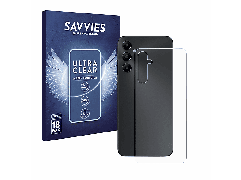 Galaxy A05s) klare 18x Samsung Schutzfolie(für SAVVIES