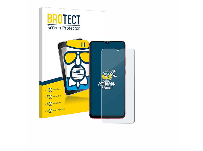BROTECT Airglass matte Schutzfolie(für Samsung Galaxy M04)