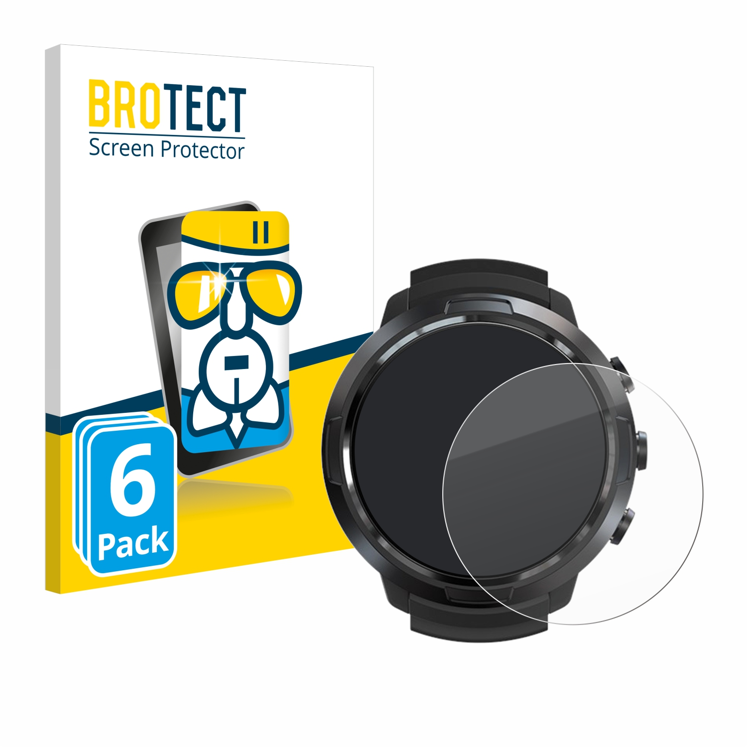 BROTECT 6x Airglass klare Schutzfolie(für Suunto D5)