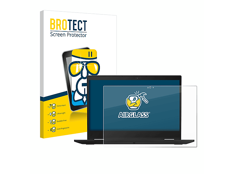 BROTECT Airglass klare Schutzfolie(für Lenovo ThinkPad X390 Yoga)