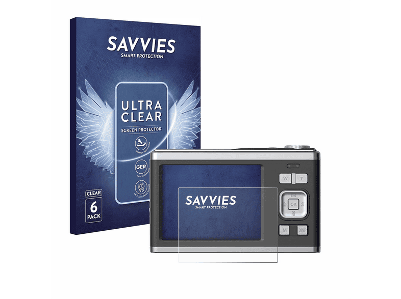 SAVVIES 6x Klare Schutzfolie (für Doro Aurora