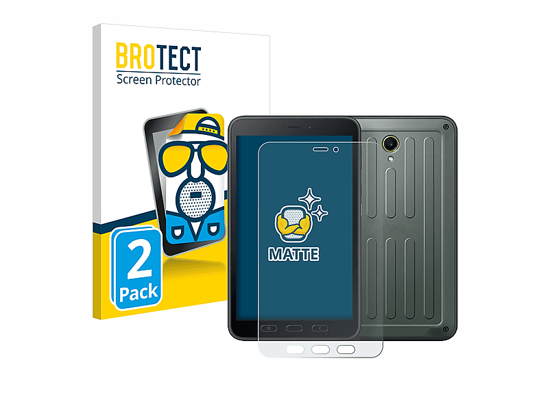 Active5) 2x matte Samsung Galaxy Tab Schutzfolie(für BROTECT