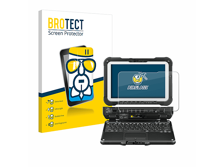 BROTECT Airglass klare Schutzfolie(für Panasonic Toughbook G2) | Tabletschutzfolien