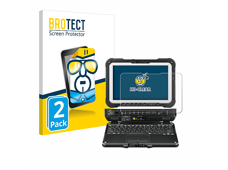 BROTECT 2x klare Panasonic Toughbook G2) Schutzfolie(für