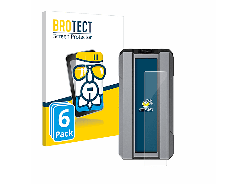 BROTECT 6x Airglass klare Schutzfolie(für FiiO Q15)