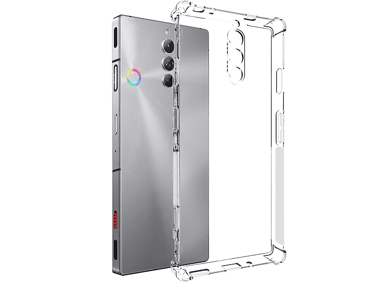 MTB MORE ENERGY Clear Armor Case Schutz Hülle, Backcover, ZTE, nubia Red Magic 8S Pro, Transparent | Backcover