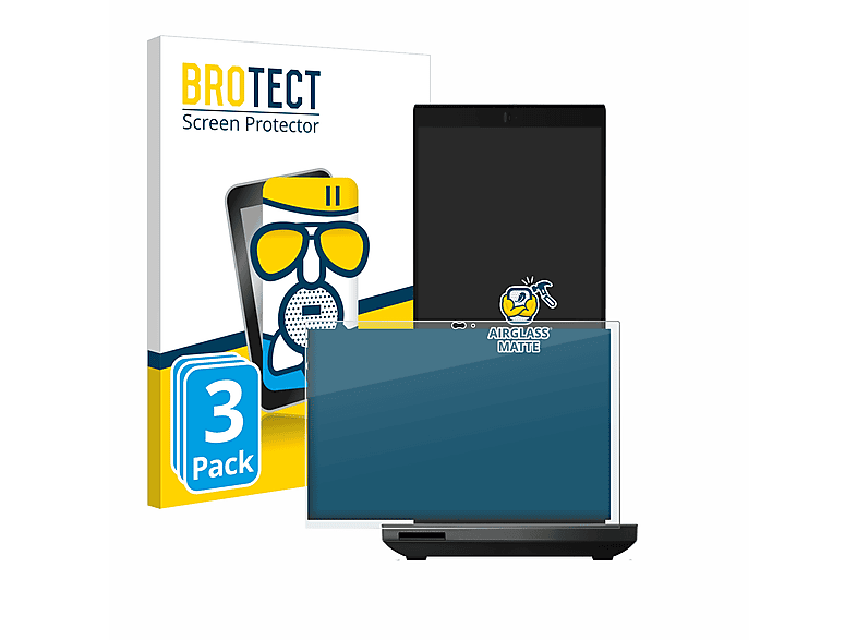 BROTECT 3x Airglass matte Schutzfolie(für Gen Lenovo 3) L13 Yoga ThinkPad