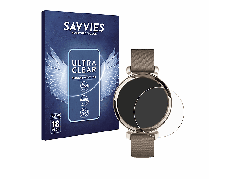 Lily klare Garmin Schutzfolie(für SAVVIES 2) 18x