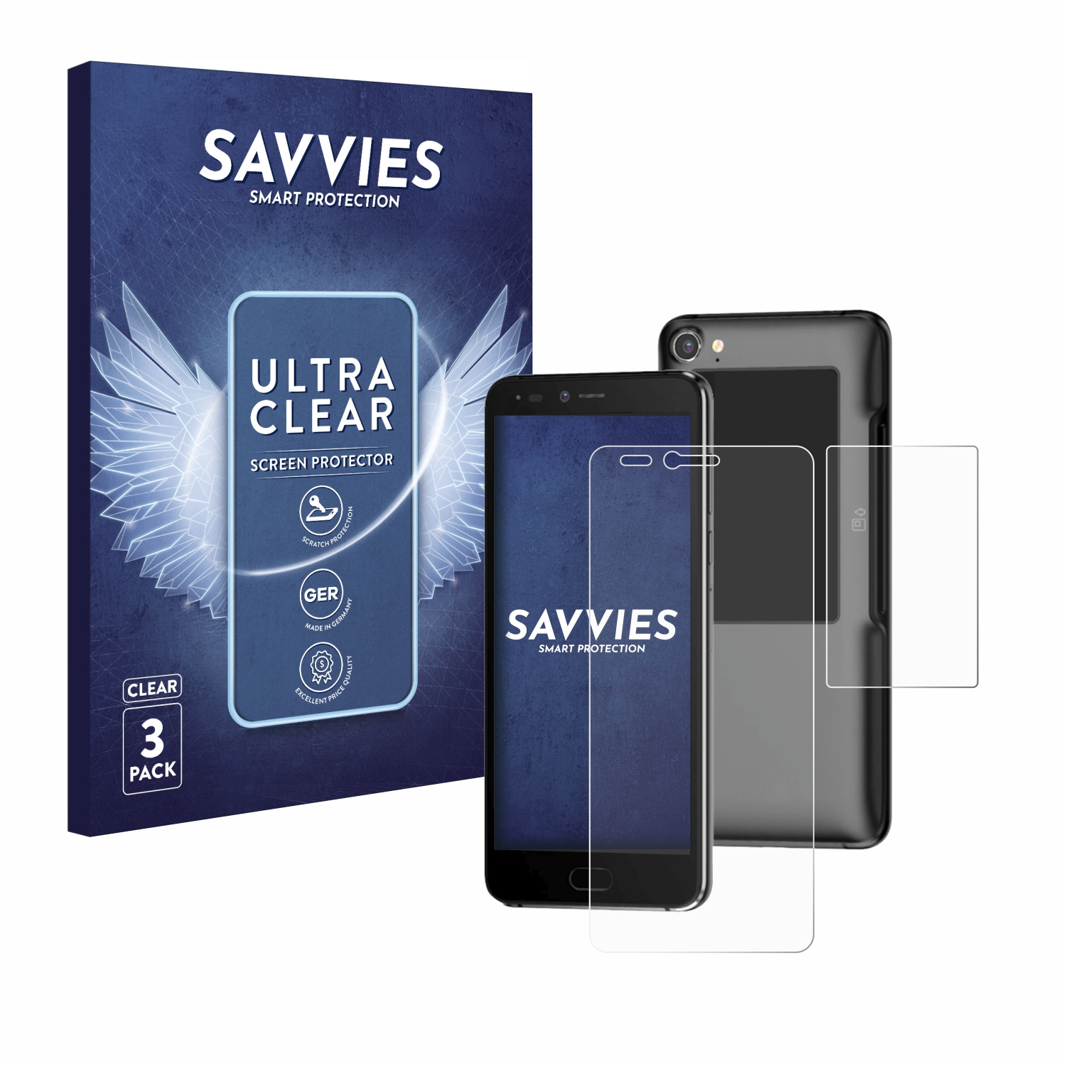 Schutzfolie(für Payphone) klare Pax M50 6x SAVVIES