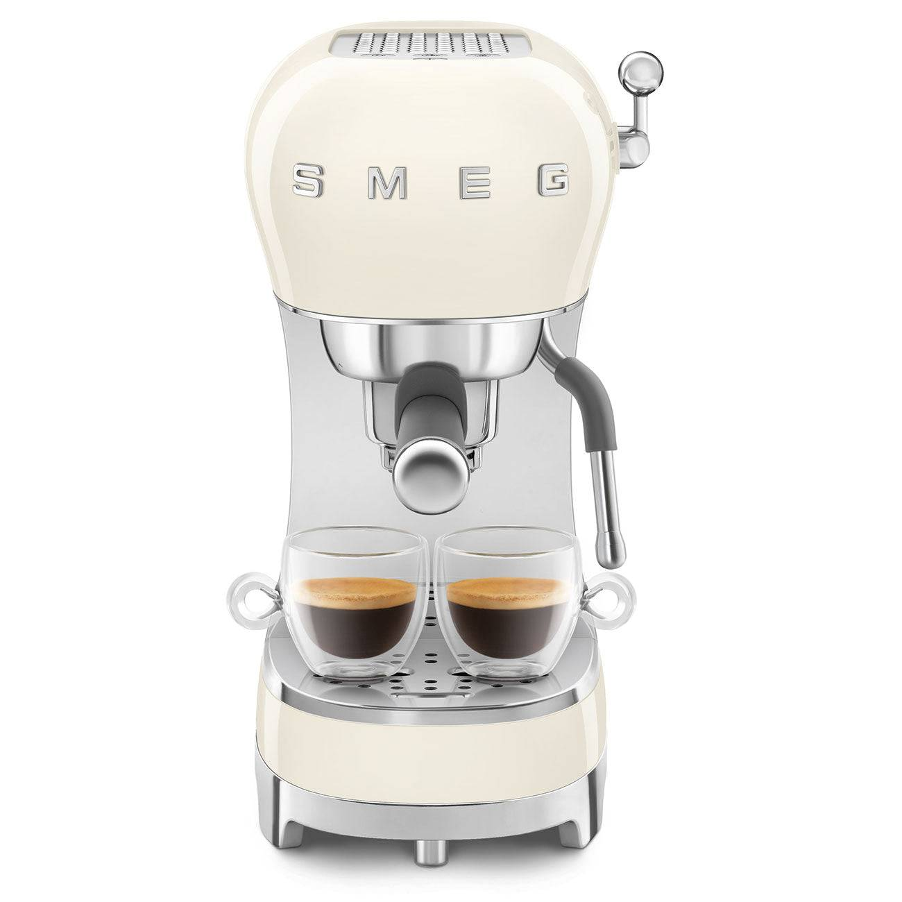 SMEG ECF02CREU Espressomaschine Creme