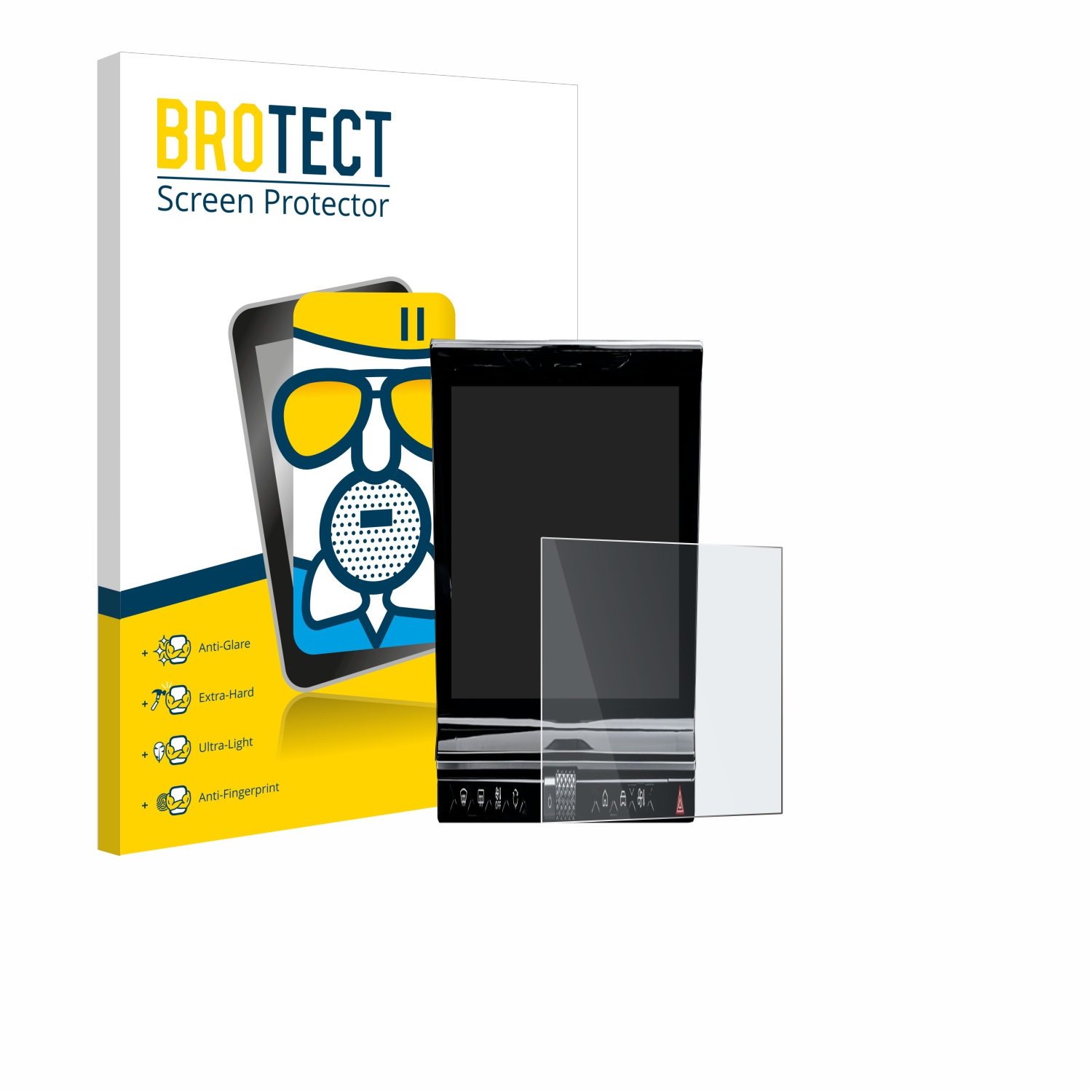 BROTECT Airglass matte Schutzfolie(für Infotainment System) Crossback 7 2023 DS