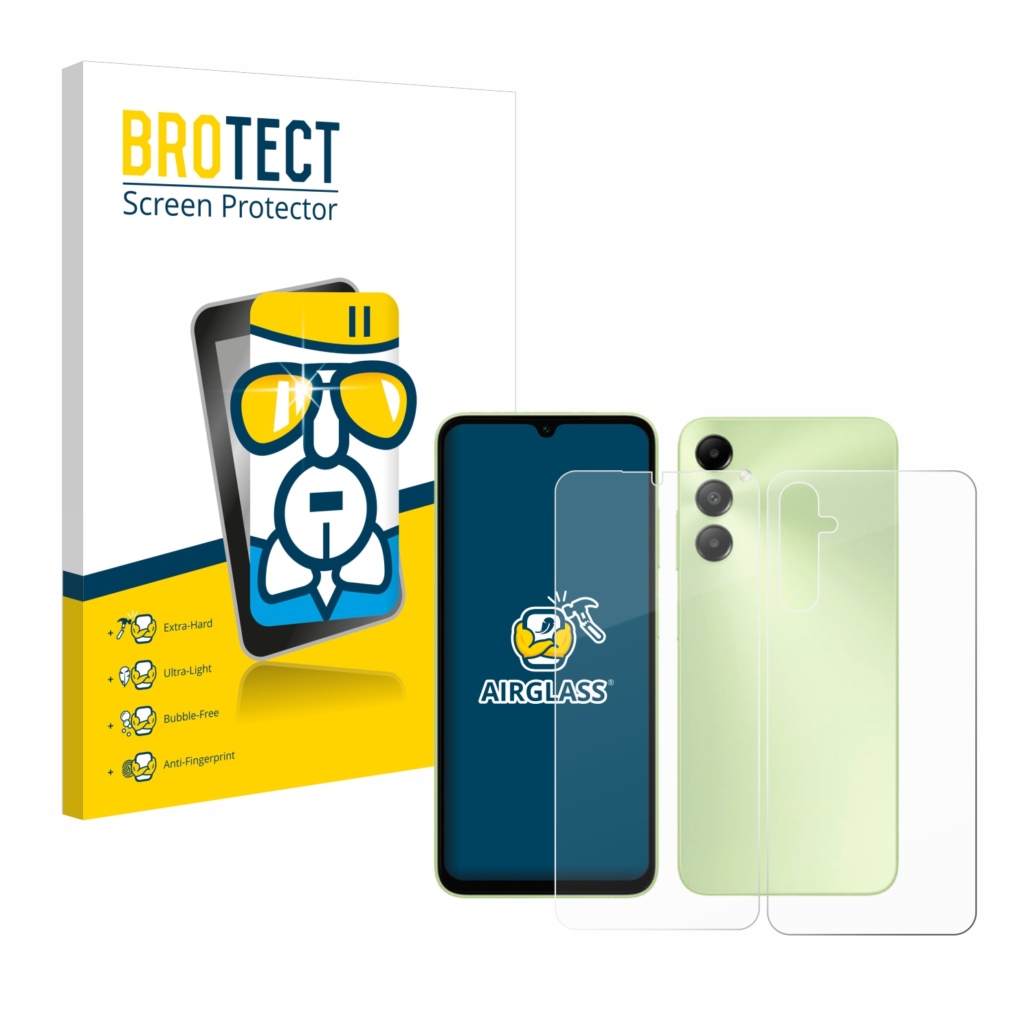 Samsung Schutzfolie(für klare Galaxy A05s) BROTECT Airglass