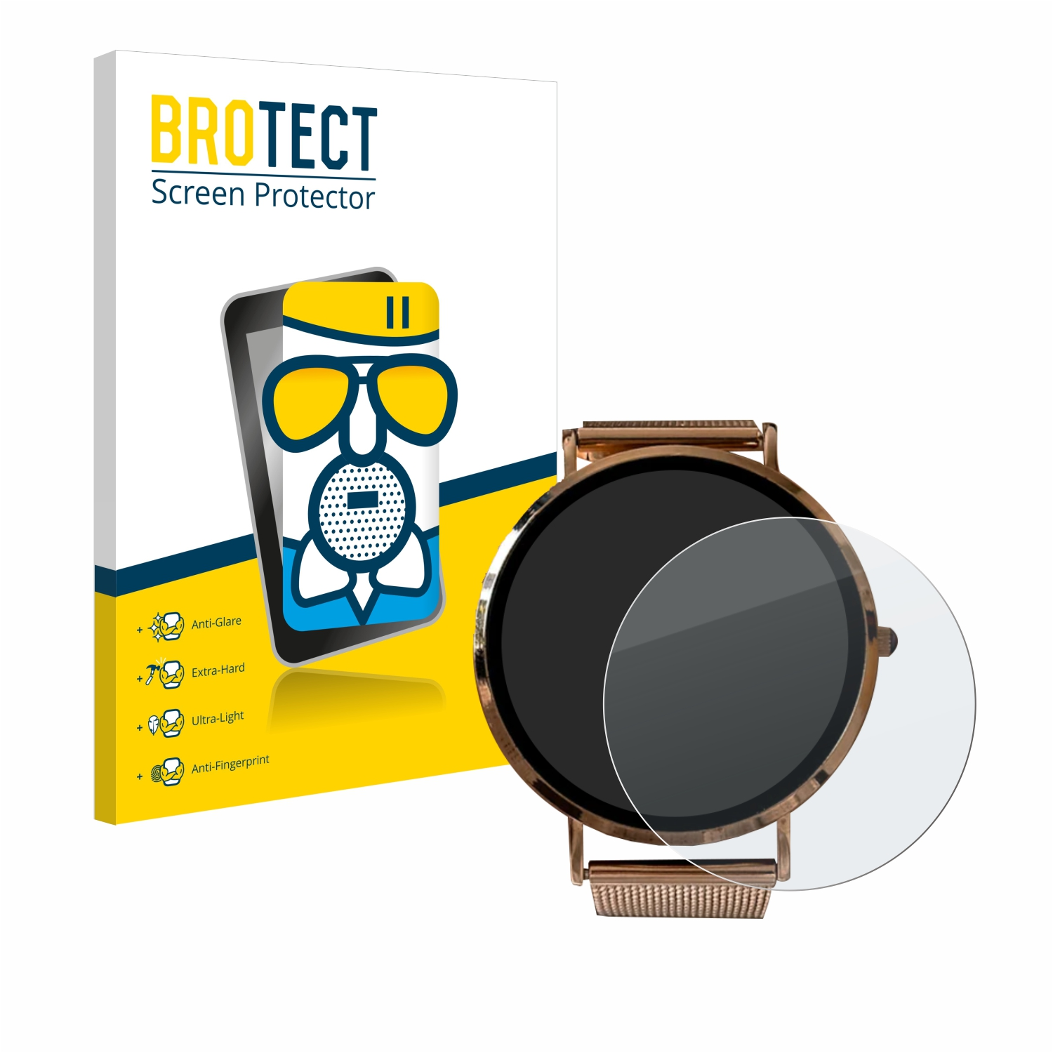 Micento matte Schutzfolie(für Smartwatch) BROTECT Airglass California