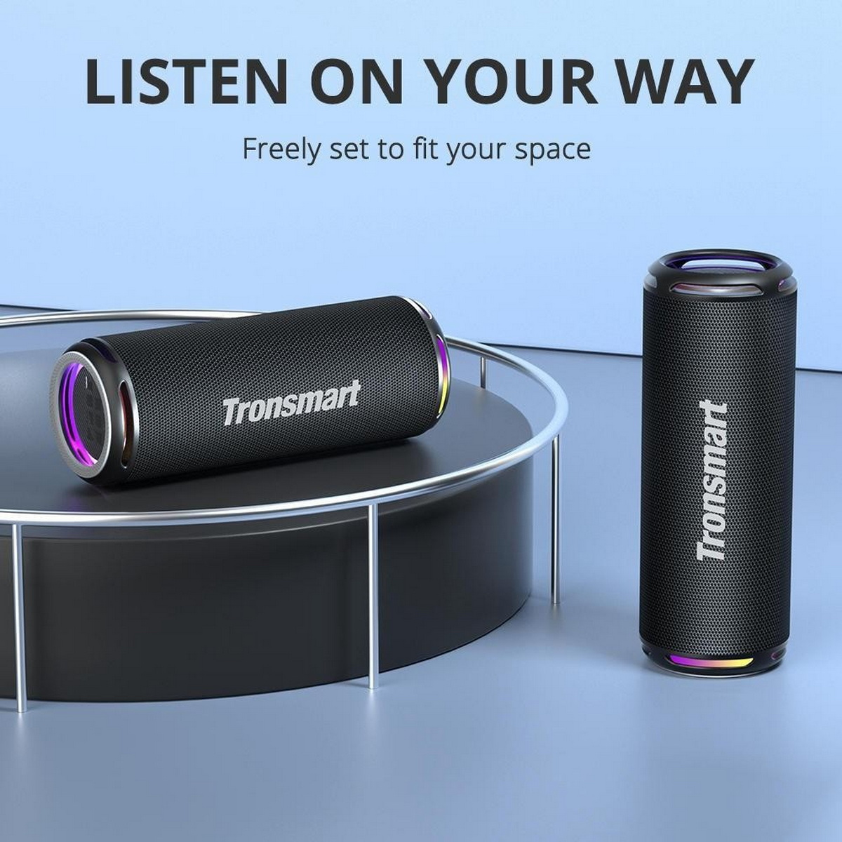TRONSMART T7 Bluetooth-Lautsprecher, schwarz Lite