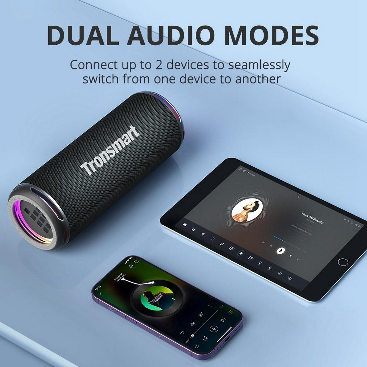 TRONSMART T7 schwarz Lite Bluetooth-Lautsprecher,
