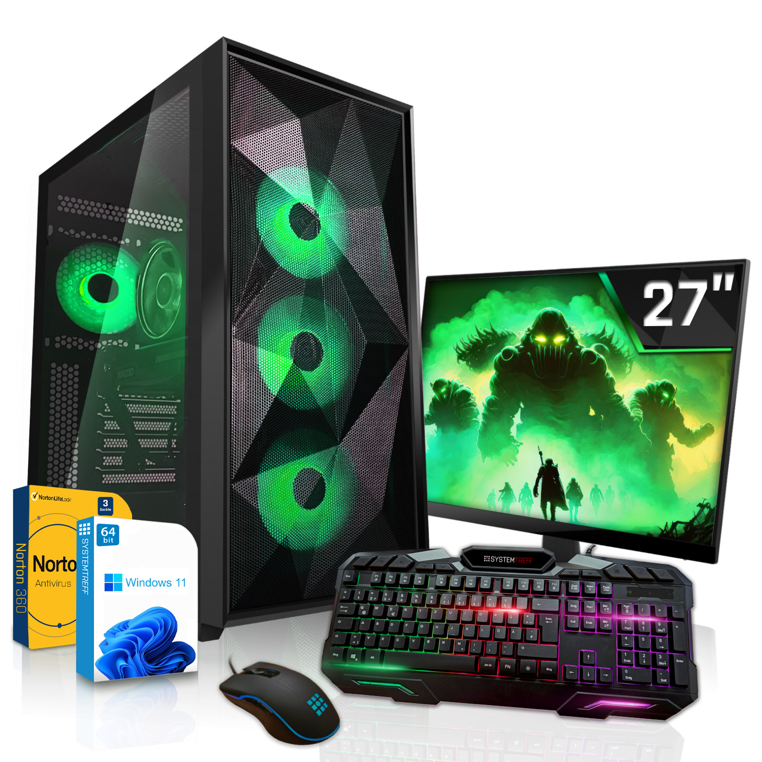 SYSTEMTREFF Gaming Komplett PC Komplett mit Prozessor, 16 Ti GDDR6, 1000 4070 GB GB i7-13700KF, RAM, Core mSSD, 12GB i7-13700KF 32 Nvidia RTX Intel GeForce GB