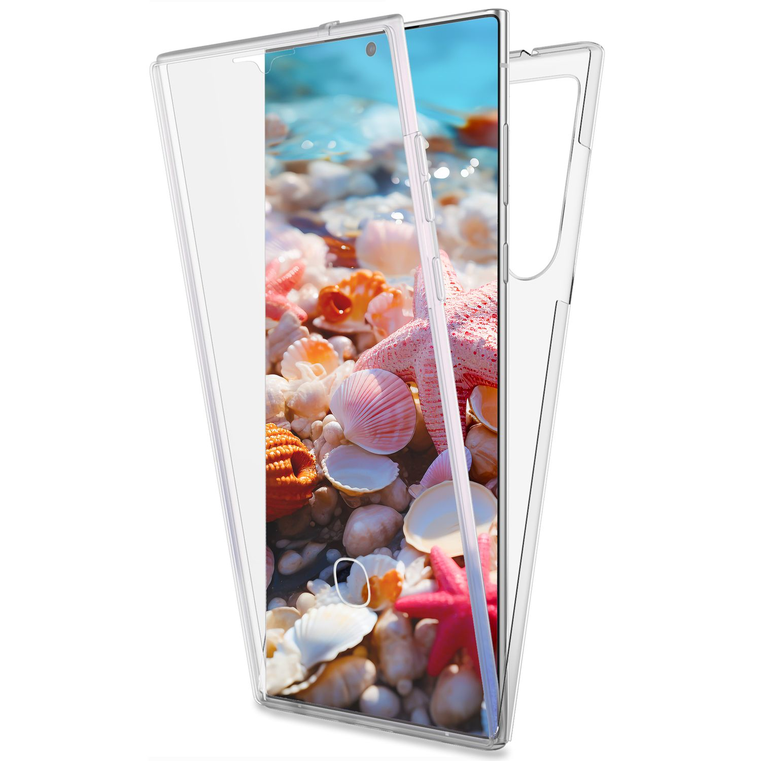Galaxy Ultra, S24 Hülle, Grad Transparent 360 Samsung, Full Cover, Klare NALIA