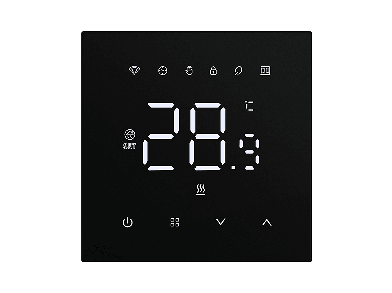 SYNTEK A183 Thermostat, Schwarz