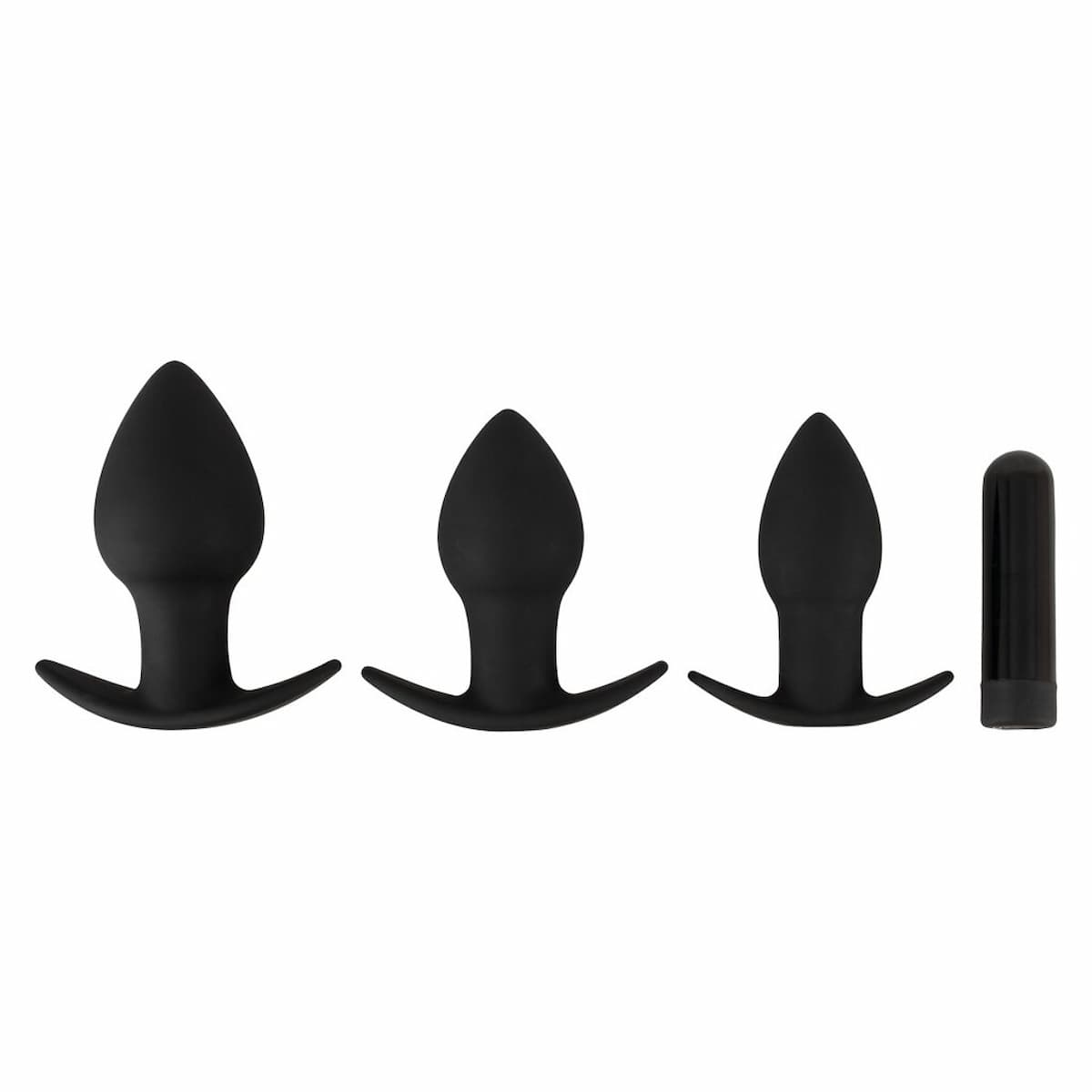Black plugs Butt VELVETS Vibrating Analplug Velvets BLACK