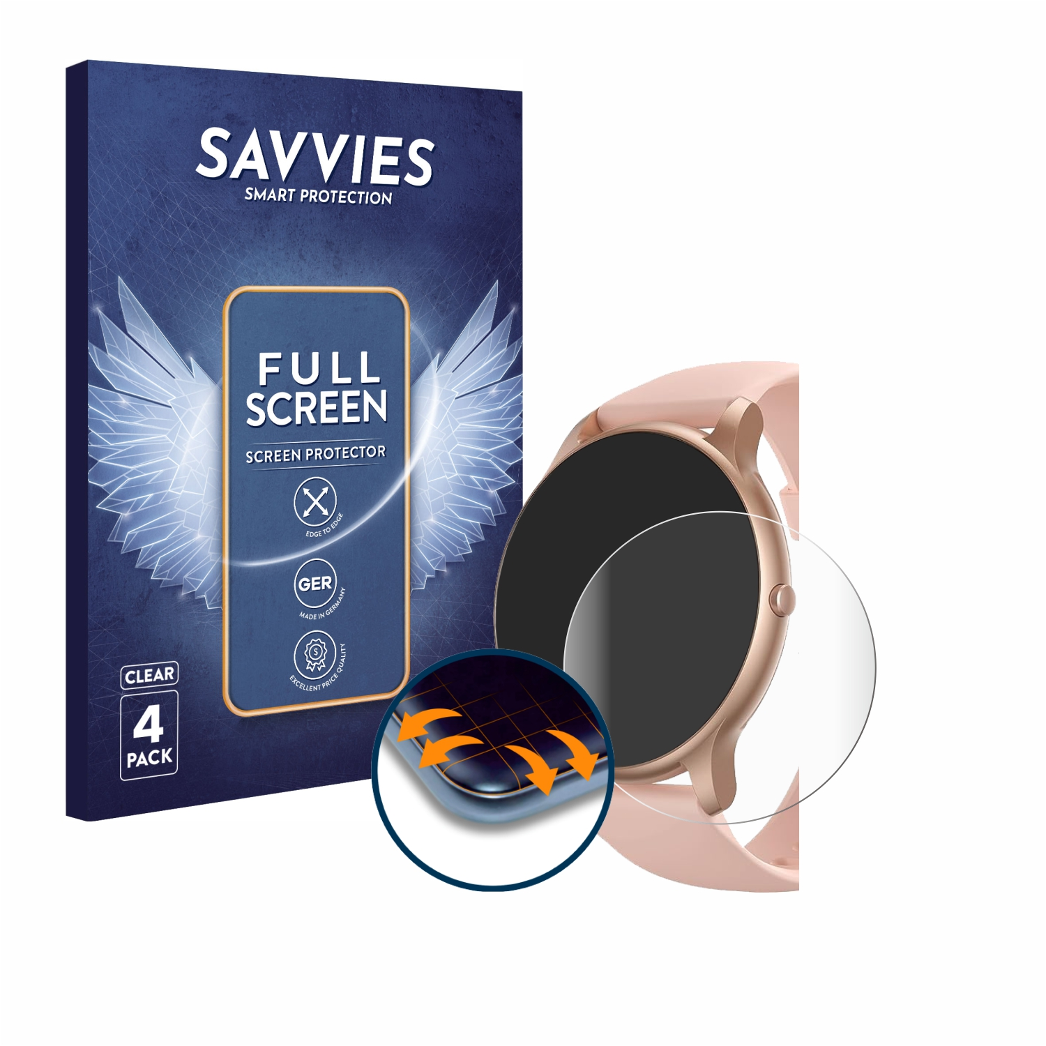 Parsonver Full-Cover SAVVIES Schutzfolie(für 3D Flex 4x (1.32\