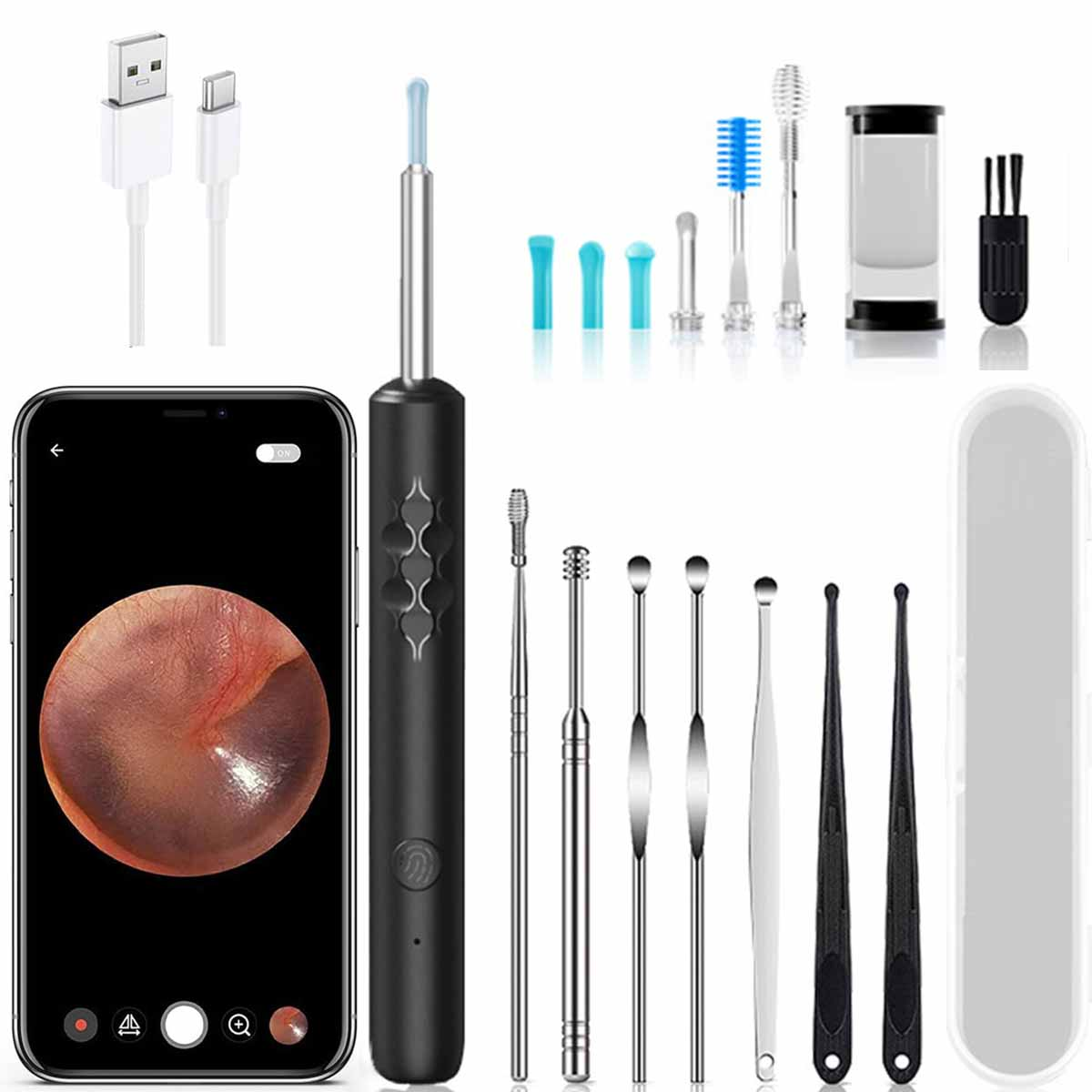 COOL-i ® Ohrenreiniger,6 In 1 Ohrreiniger Aus - Foto 4