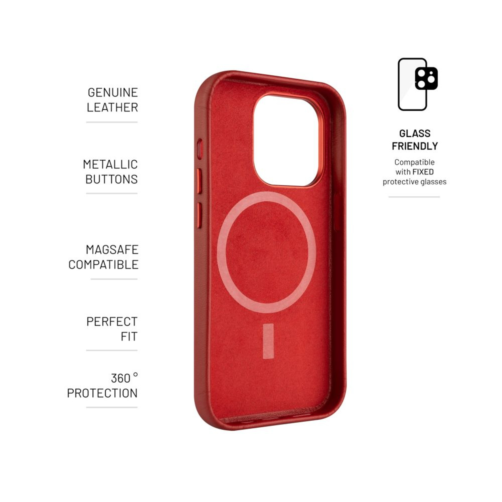 FIXED Apple, Pro, FIXLM-558-RD, iPhone Backcover, Rot 12/12