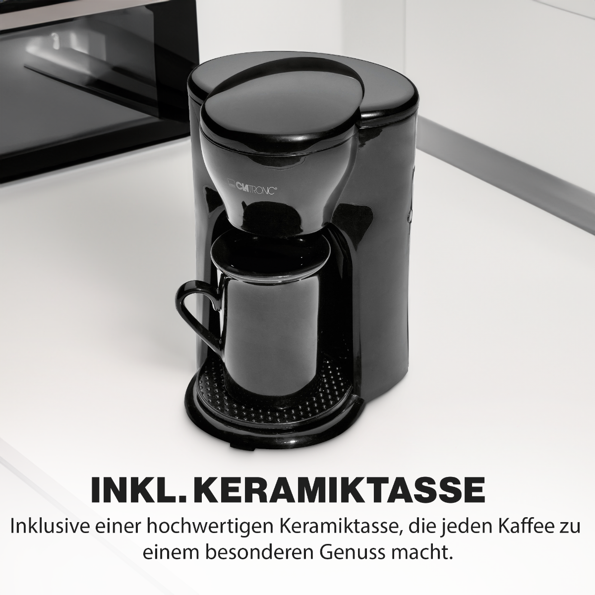 Kaffeemaschine 3356 Schwarz CLATRONIC KA
