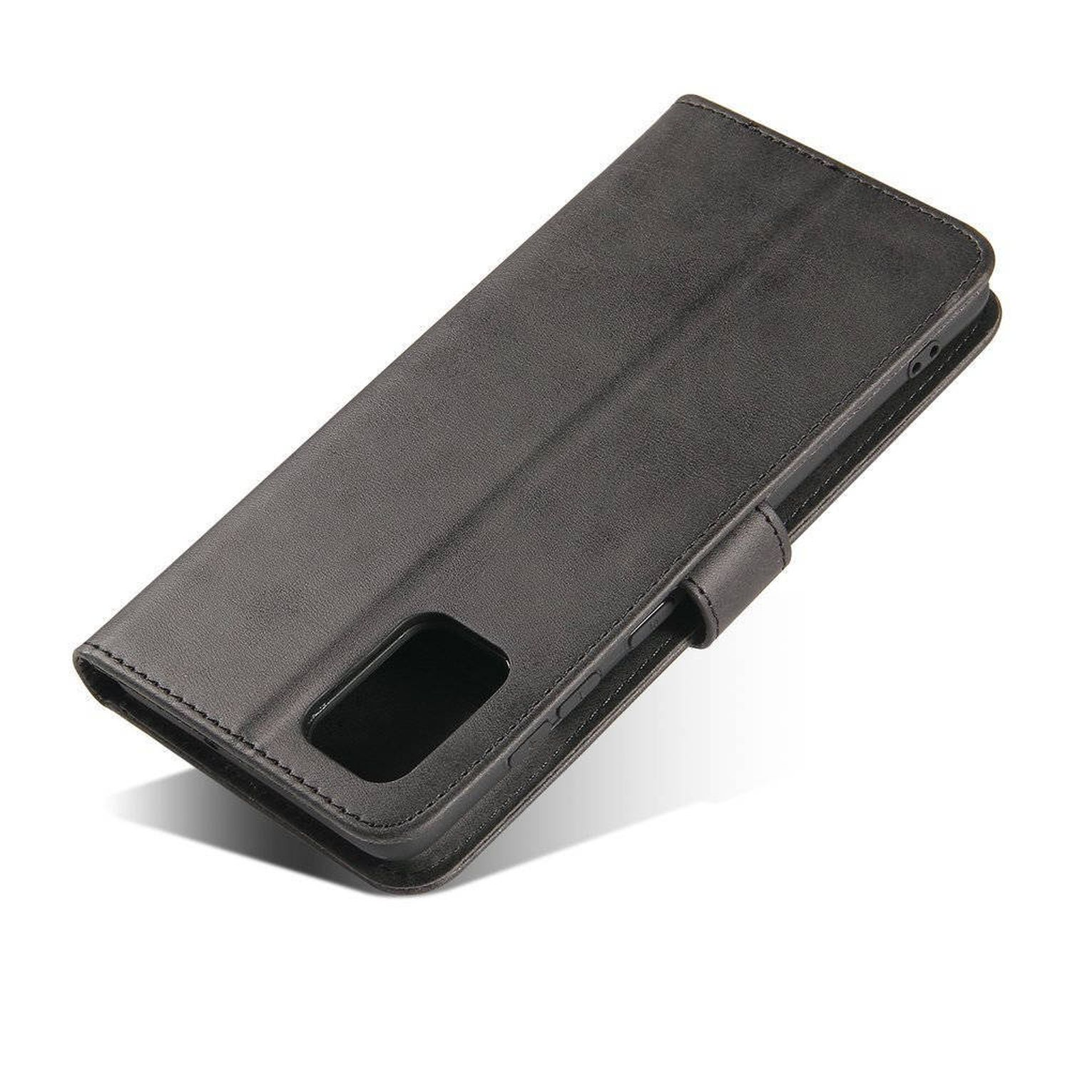 S24 Case Premium Schwarz Ultra, Tasche, Buch Magnet Bookcover, Galaxy COFI Samsung,