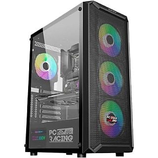 PC Gaming - PC RACING Intel Core i5-10400F, Intel Core i5-10400F, 16 GB RAM, 1 TB SSD, GeForce RTX™ 3050, Windows 11 Home (64 Bit), WINDOWS 11 HOME, NEGRO