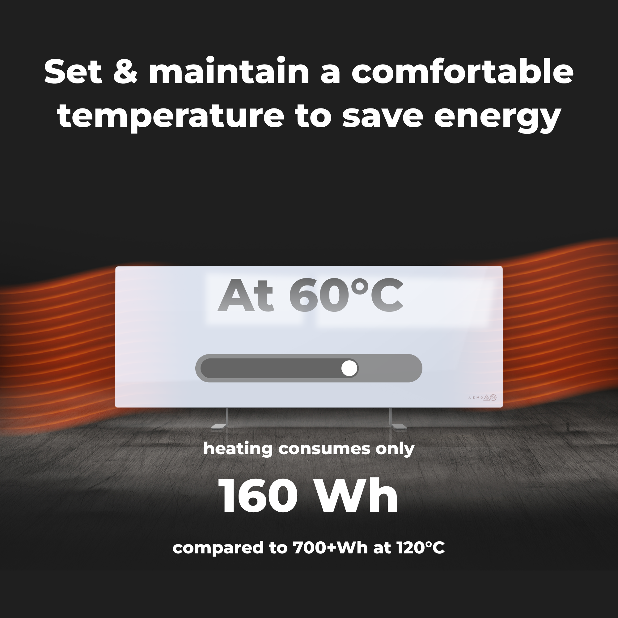 AENO Premium Eco Raumgröße: m²) Watt, Smart (700 30 GH1S Infrarot-Heizstrahler Infrarotheizung