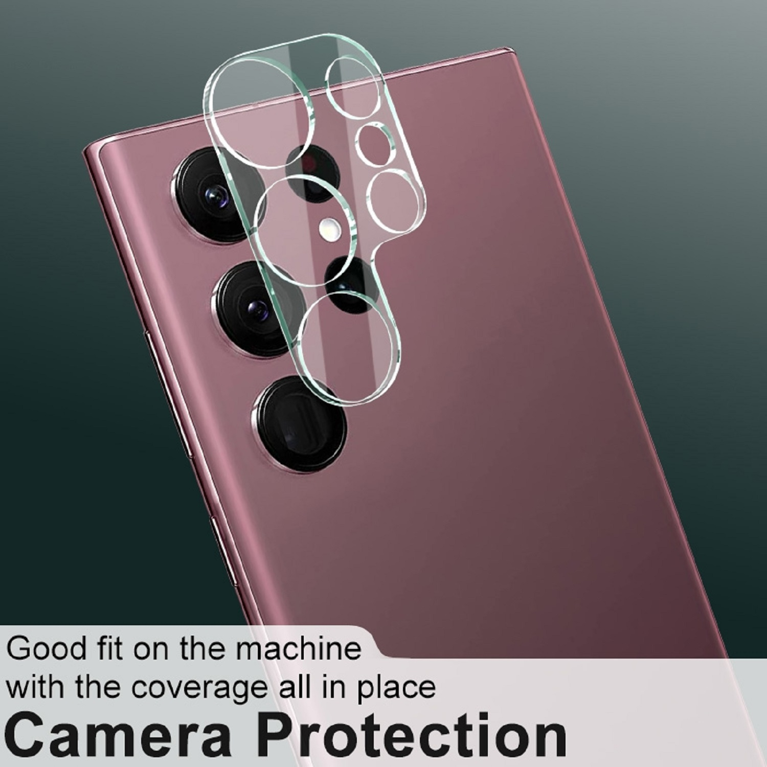 PROTECTORKING 5x Echtes Tempered Galaxy Displayschutzfolie(für Panzerhartglas Samsung S24 KLAR Kameraglas Ultra)