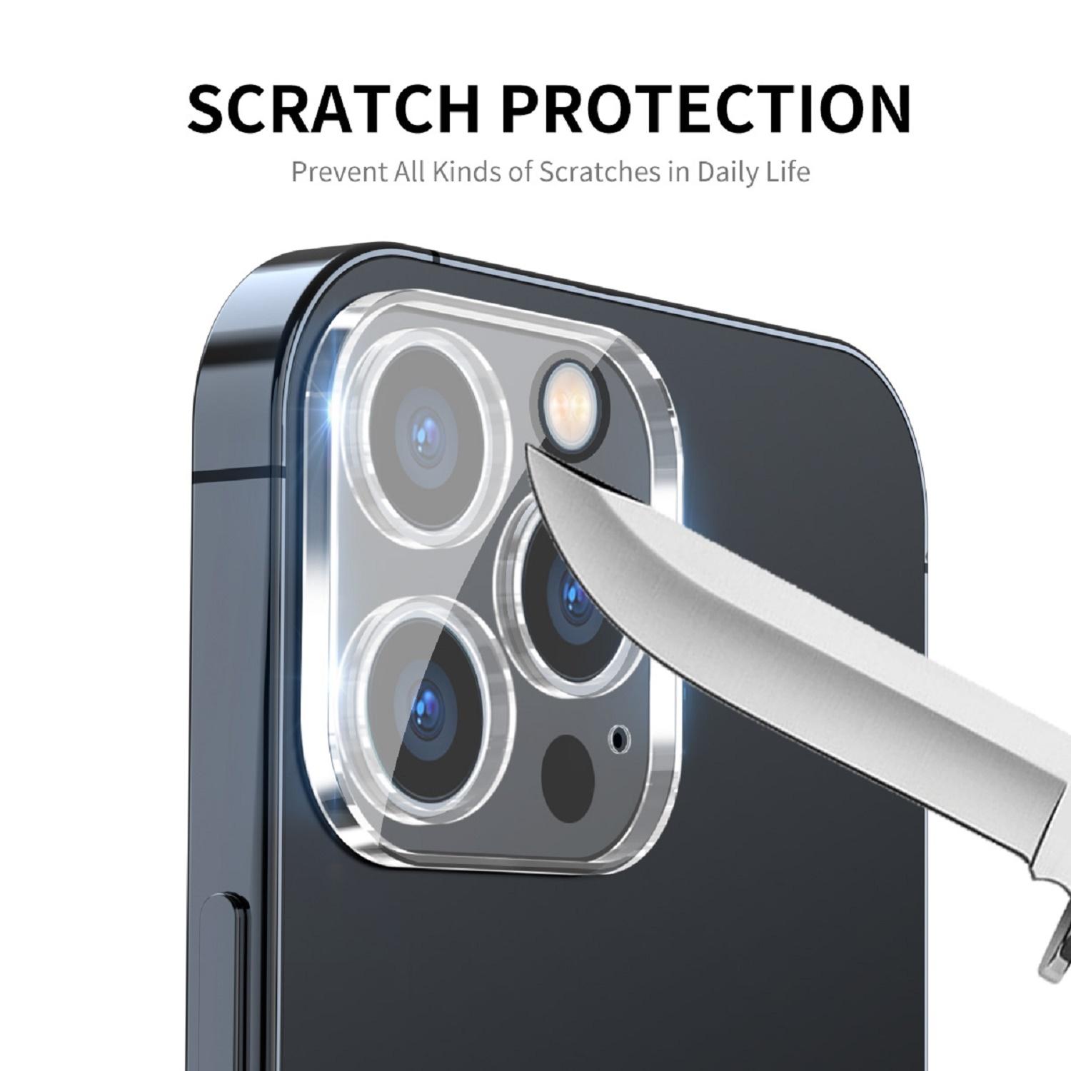PROTECTORKING 2x Panzerhartglas Kameraglas Pro) KLAR Echtes Tempered Displayschutzfolie(für Apple iPhone 13