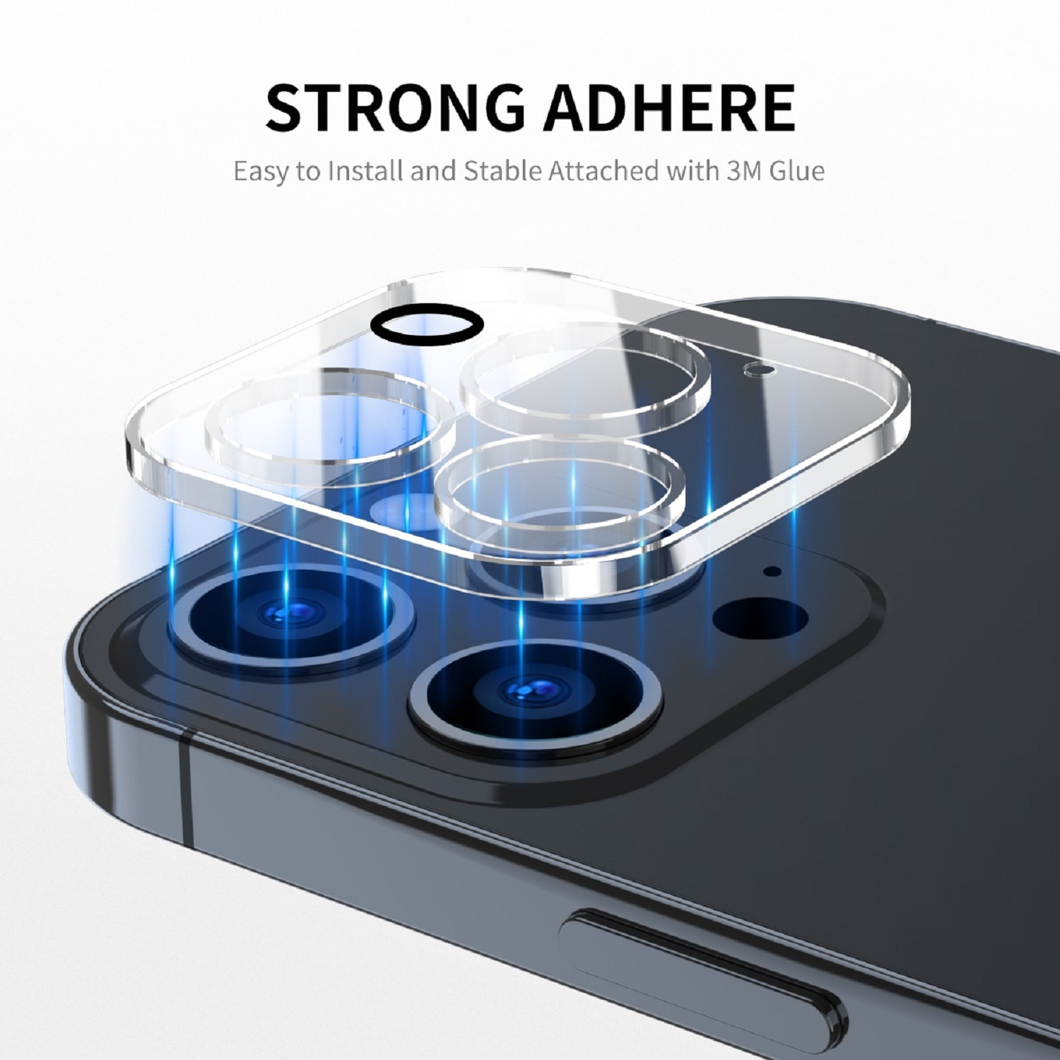 PROTECTORKING 3x Echtes Tempered Panzerhartglas Displayschutzfolie(für KLAR Kameraglas Max) 13 Pro iPhone Apple