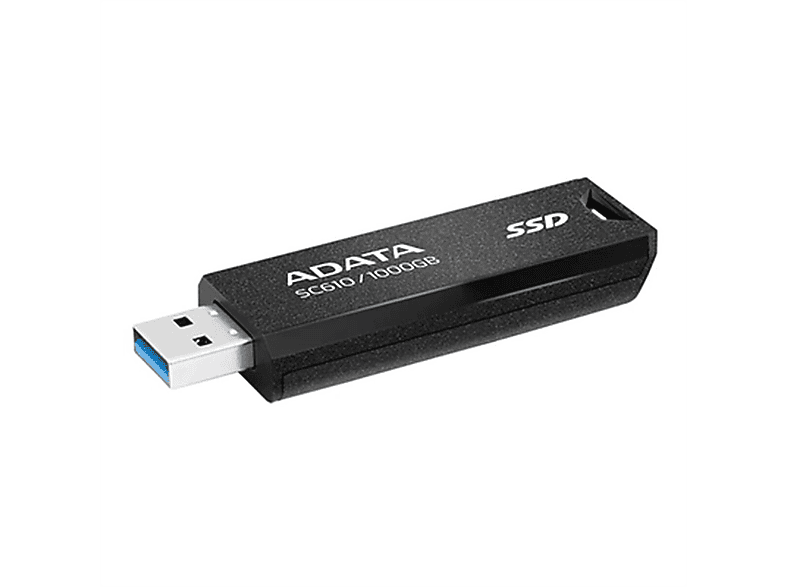 ADATA SC610-1000G-CBK, 1 TB SSD, extern, Schwarz