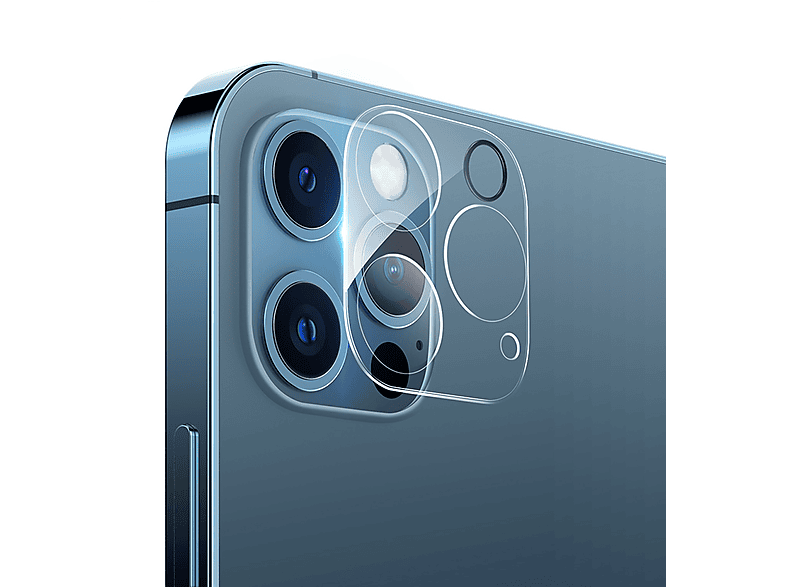 PROTECTORKING 1x Echtes Tempered Panzerhartglas Kameraglas KLAR Displayschutzfolie(für Apple iPhone 12 Pro Max)