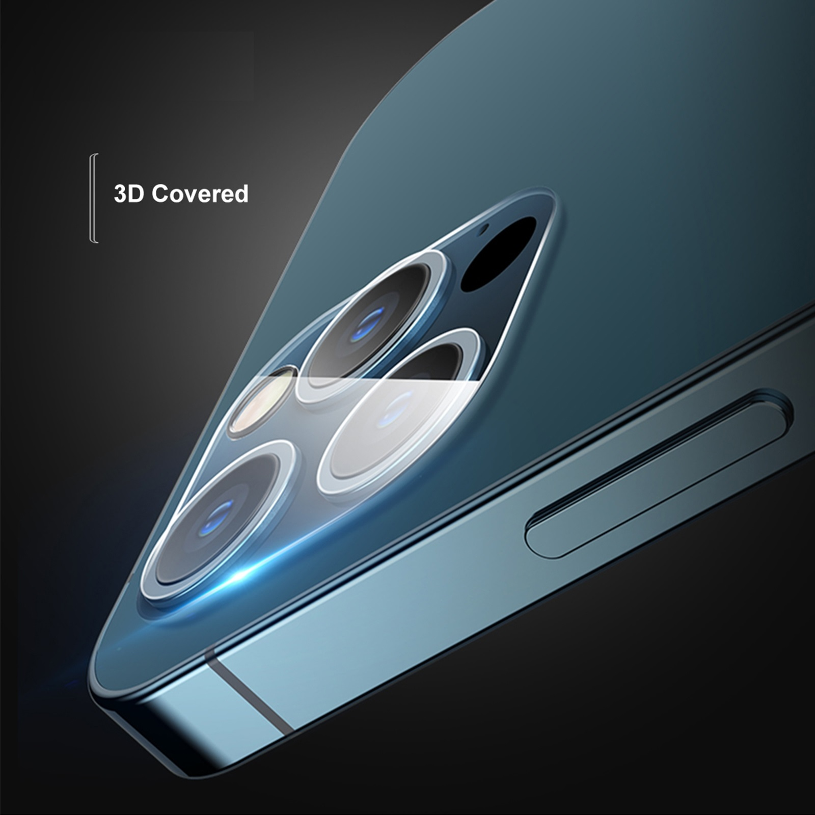 Panzerhartglas iPhone 2x Kameraglas Apple Tempered PROTECTORKING 12 Pro) Displayschutzfolie(für Echtes KLAR