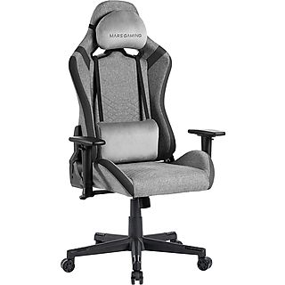 Silla gaming  - MGCPROFB MARS GAMING, Reposabrazos2D (regulable en altura y anchura), 150 kg, Negro