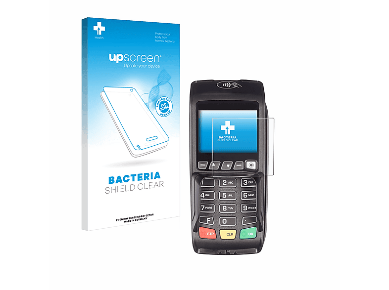 UPSCREEN antibakteriell klare Schutzfolie(für ingenico Desk/3500)