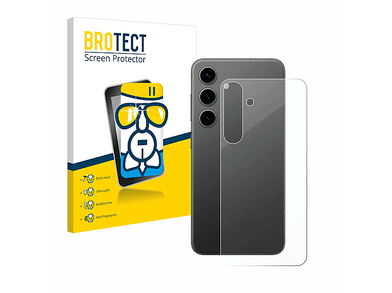 S24 klare BROTECT Plus) Samsung Galaxy Schutzfolie(für Airglass