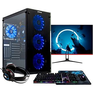 PC Gaming - NITROPC Pack Bronze, AMD Ryzen 5 4650G (6 núcleos, 12 hilos | de 3,70 GHz hasta 4,2 GHz), 16 GB RAM, 1 TB SSD, Radeon™ Onboard Graphics, Windows 11 Home (64 Bit), Windows 11 Home, Blanco